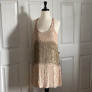 Parker pink sequin dress